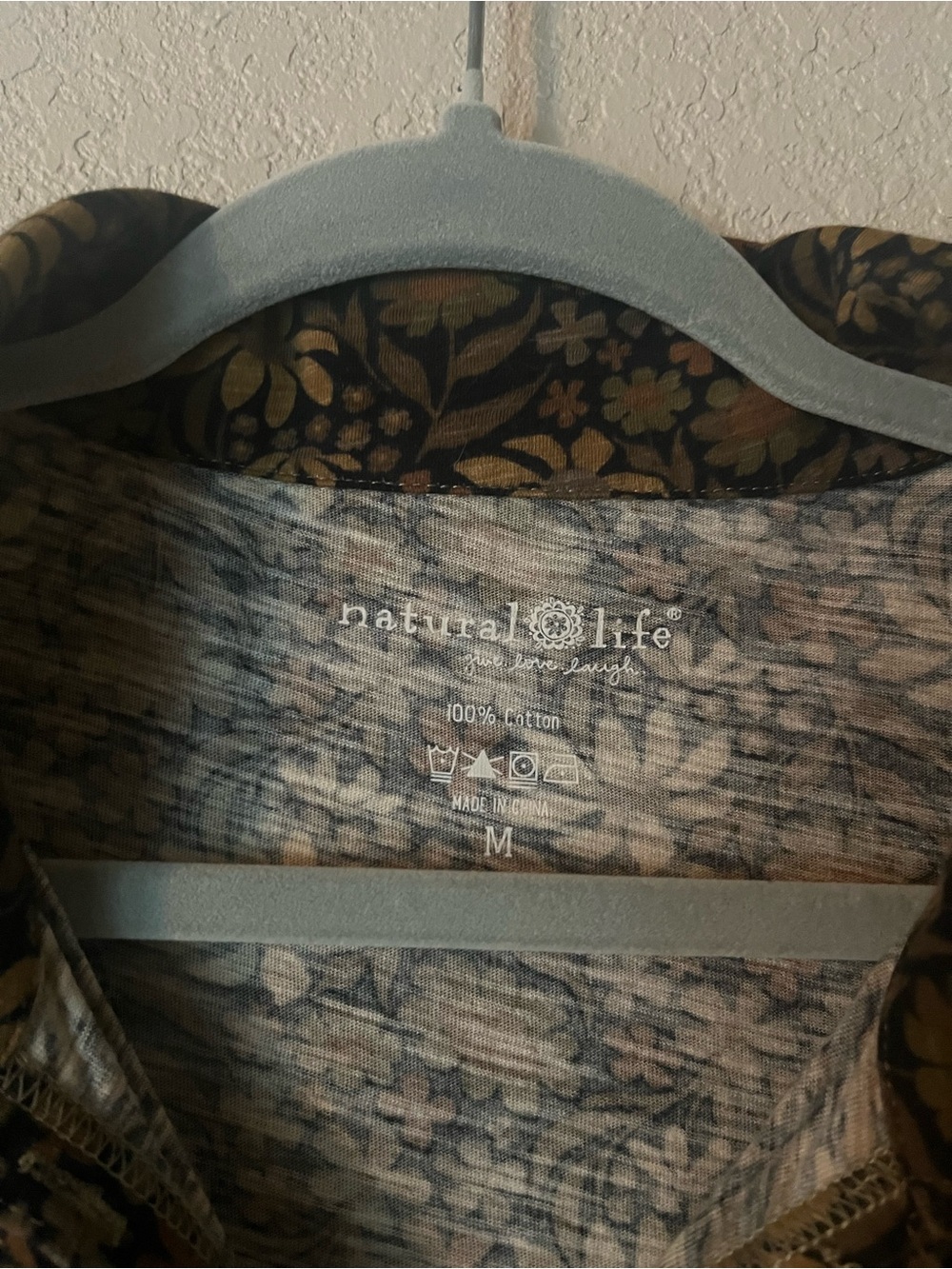NATURAL LIFE W/Tags Christa Maxi Dress with Daisy Tan Floral Print - Picture 8 of 11